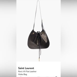 Elegant Black Leather Shoulder Bag